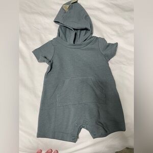 Carter's Soft Gray Baby Romper